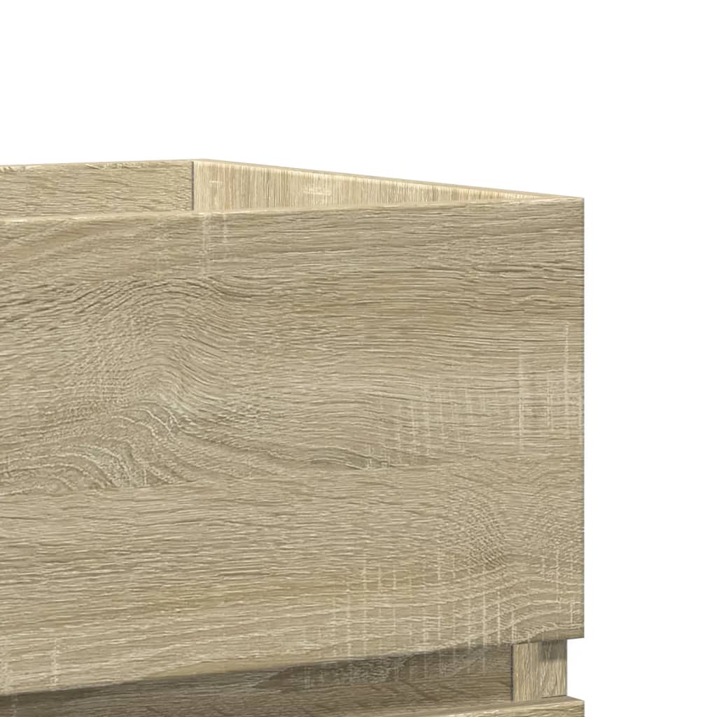 Wastafelkast 41x38,5x45 cm spaanplaat sonoma eikenkleurig is nu te koop bij PeponiXL, paradijselijk wonen!