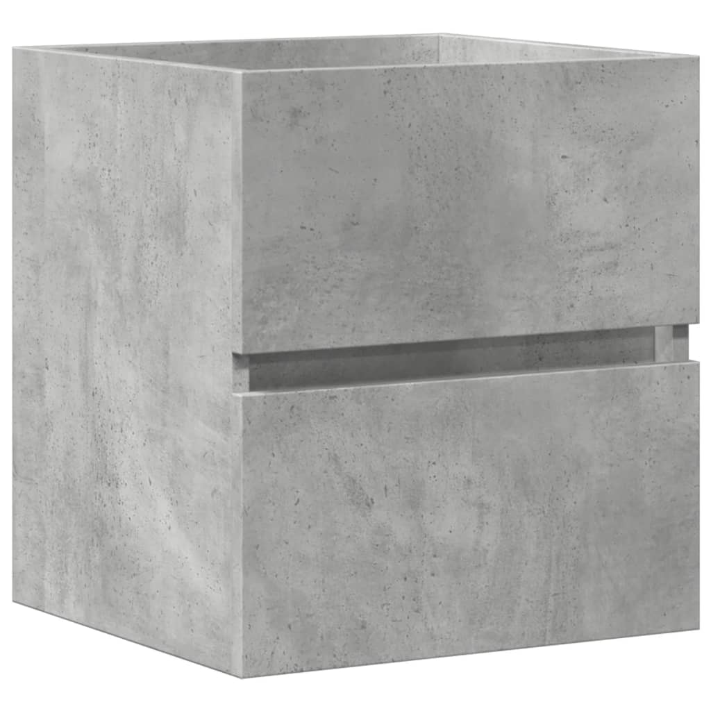 Wastafelkast 41x38,5x45 cm spaanplaat betongrijs is nu te koop bij PeponiXL, paradijselijk wonen!