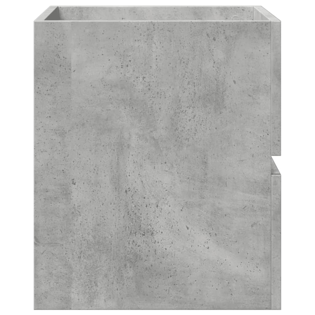 Wastafelkast 41x38,5x45 cm spaanplaat betongrijs is nu te koop bij PeponiXL, paradijselijk wonen!