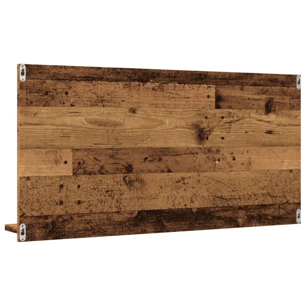 Badkamerspiegelkast 90x11x45 cm bewerkt hout oud houtkleurig is nu te koop bij PeponiXL, paradijselijk wonen!