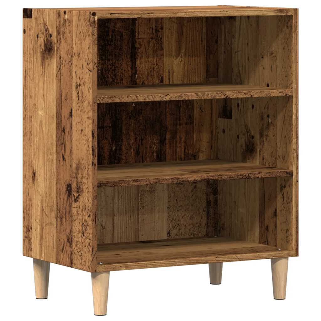 Dressoir 57x35x75 cm bewerkt hout oud houtkleurig is nu te koop bij PeponiXL, paradijselijk wonen!