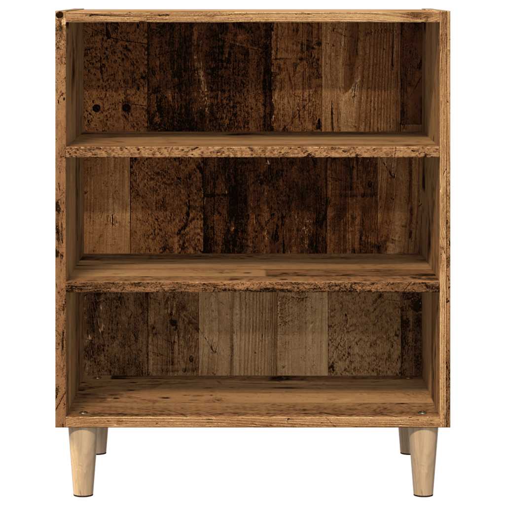Dressoir 57x35x75 cm bewerkt hout oud houtkleurig is nu te koop bij PeponiXL, paradijselijk wonen!