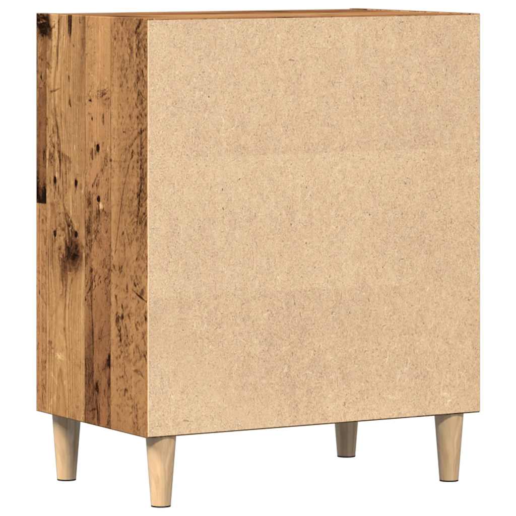 Dressoir 57x35x75 cm bewerkt hout oud houtkleurig is nu te koop bij PeponiXL, paradijselijk wonen!