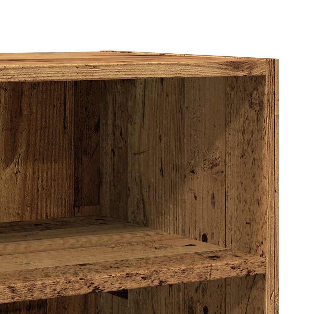 Dressoir 57x35x75 cm bewerkt hout oud houtkleurig is nu te koop bij PeponiXL, paradijselijk wonen!
