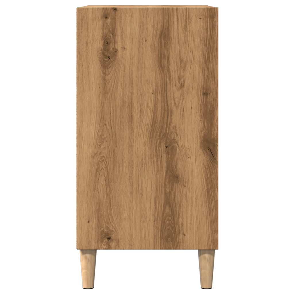 Dressoir 57x35x75 cm bewerkt hout artisanaal eikenkleurig is nu te koop bij PeponiXL, paradijselijk wonen!