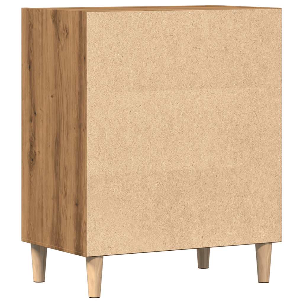 Dressoir 57x35x75 cm bewerkt hout artisanaal eikenkleurig is nu te koop bij PeponiXL, paradijselijk wonen!