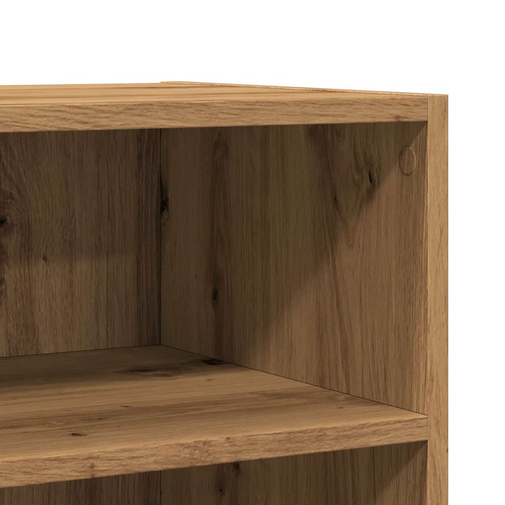 Dressoir 57x35x75 cm bewerkt hout artisanaal eikenkleurig is nu te koop bij PeponiXL, paradijselijk wonen!