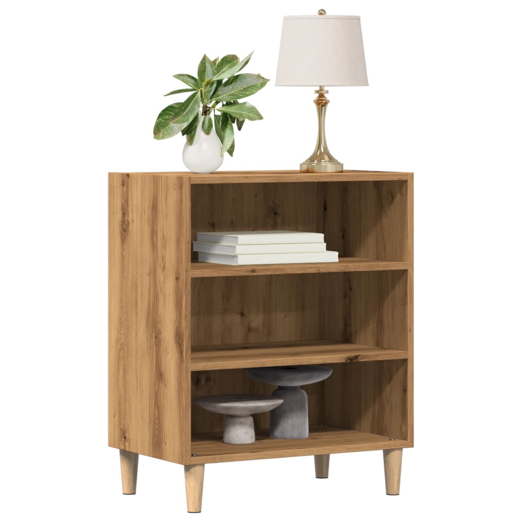 Dressoir 57x35x75 cm bewerkt hout artisanaal eikenkleurig is nu te koop bij PeponiXL, paradijselijk wonen!