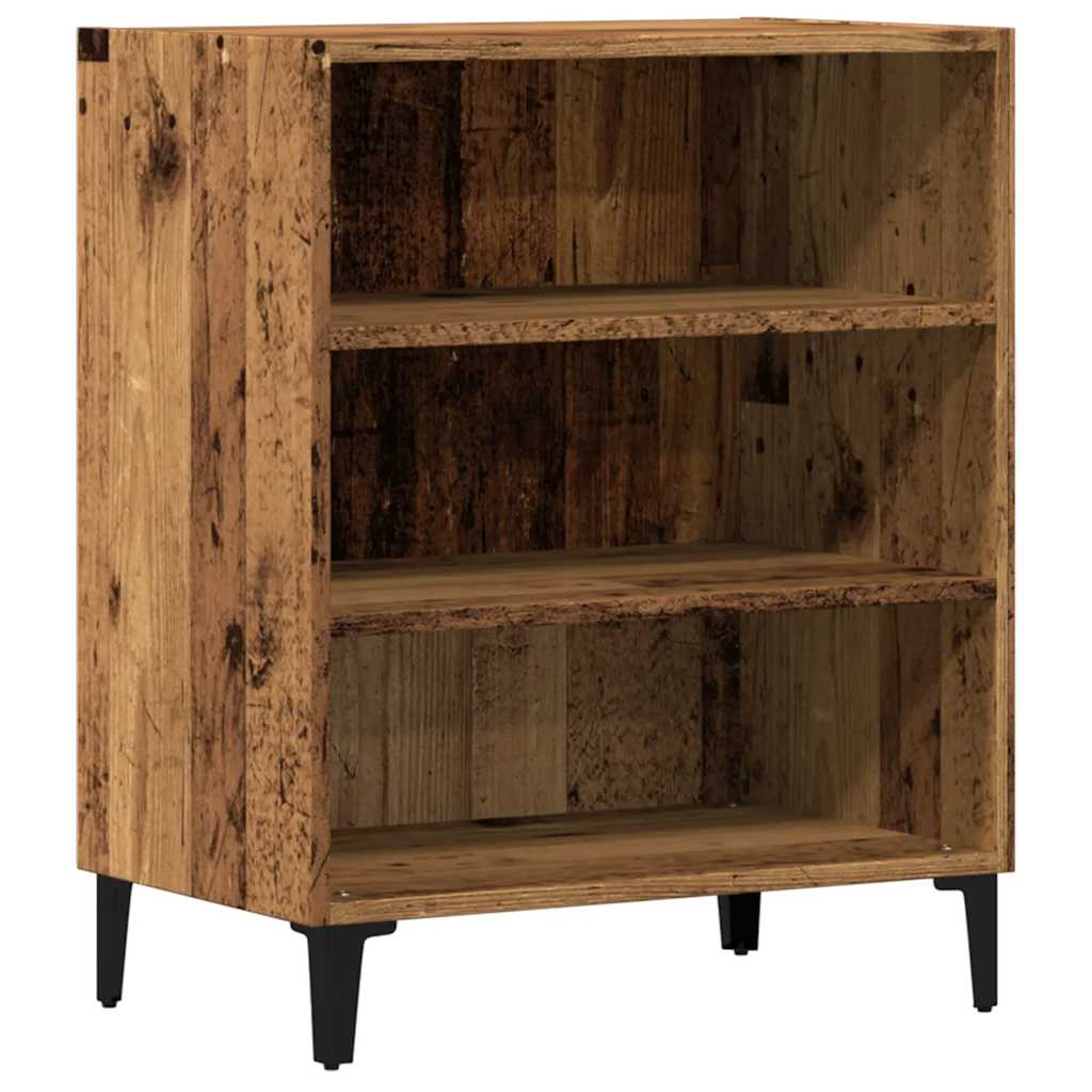 Dressoir 57x35x70 cm bewerkt hout oud houtkleurig is nu te koop bij PeponiXL, paradijselijk wonen!