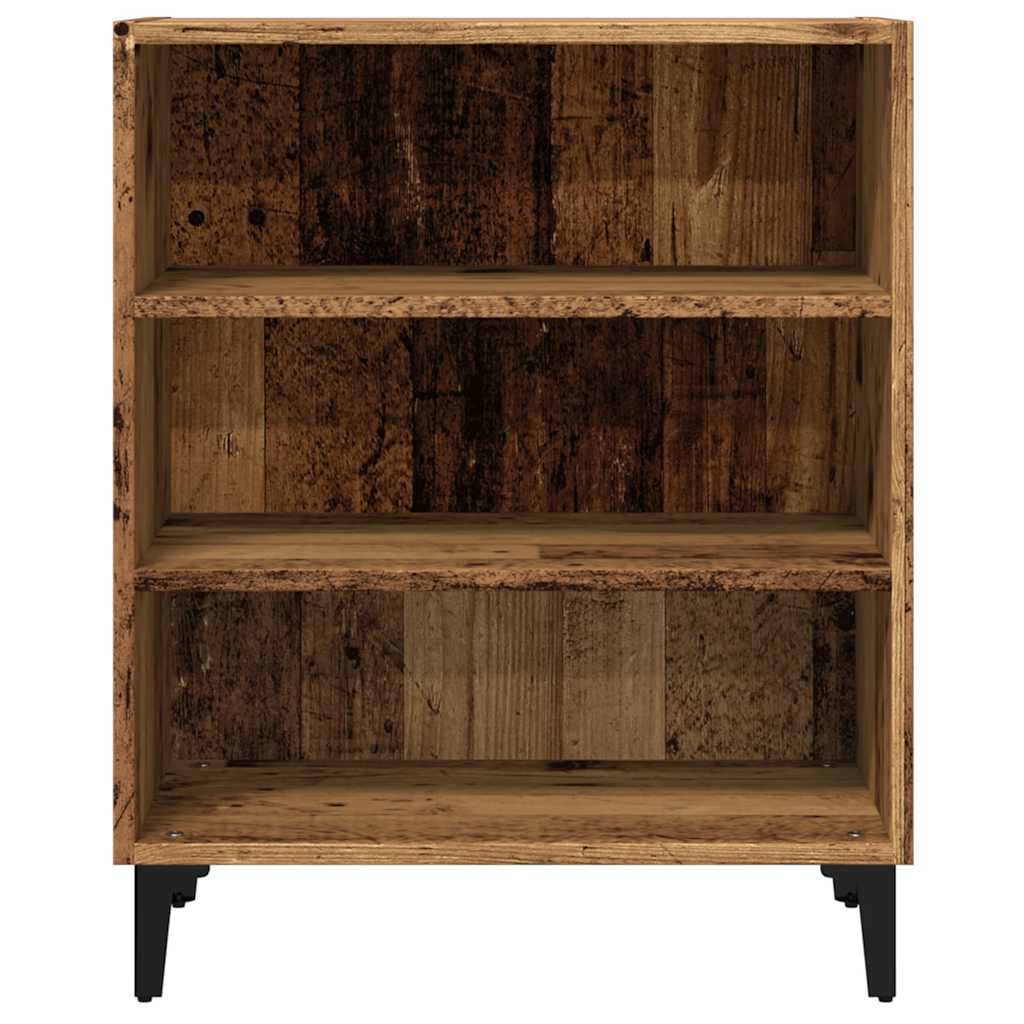 Dressoir 57x35x70 cm bewerkt hout oud houtkleurig is nu te koop bij PeponiXL, paradijselijk wonen!