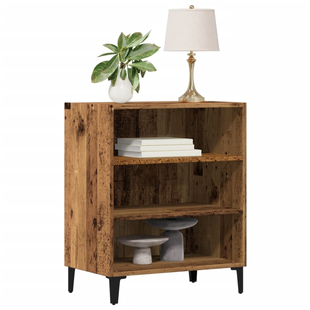 Dressoir 57x35x70 cm bewerkt hout oud houtkleurig is nu te koop bij PeponiXL, paradijselijk wonen!