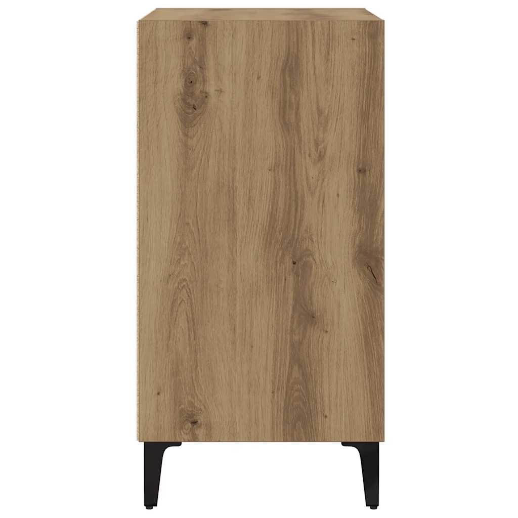 Dressoir 57x35x70 cm bewerkt hout artisanaal eikenkleurig is nu te koop bij PeponiXL, paradijselijk wonen!