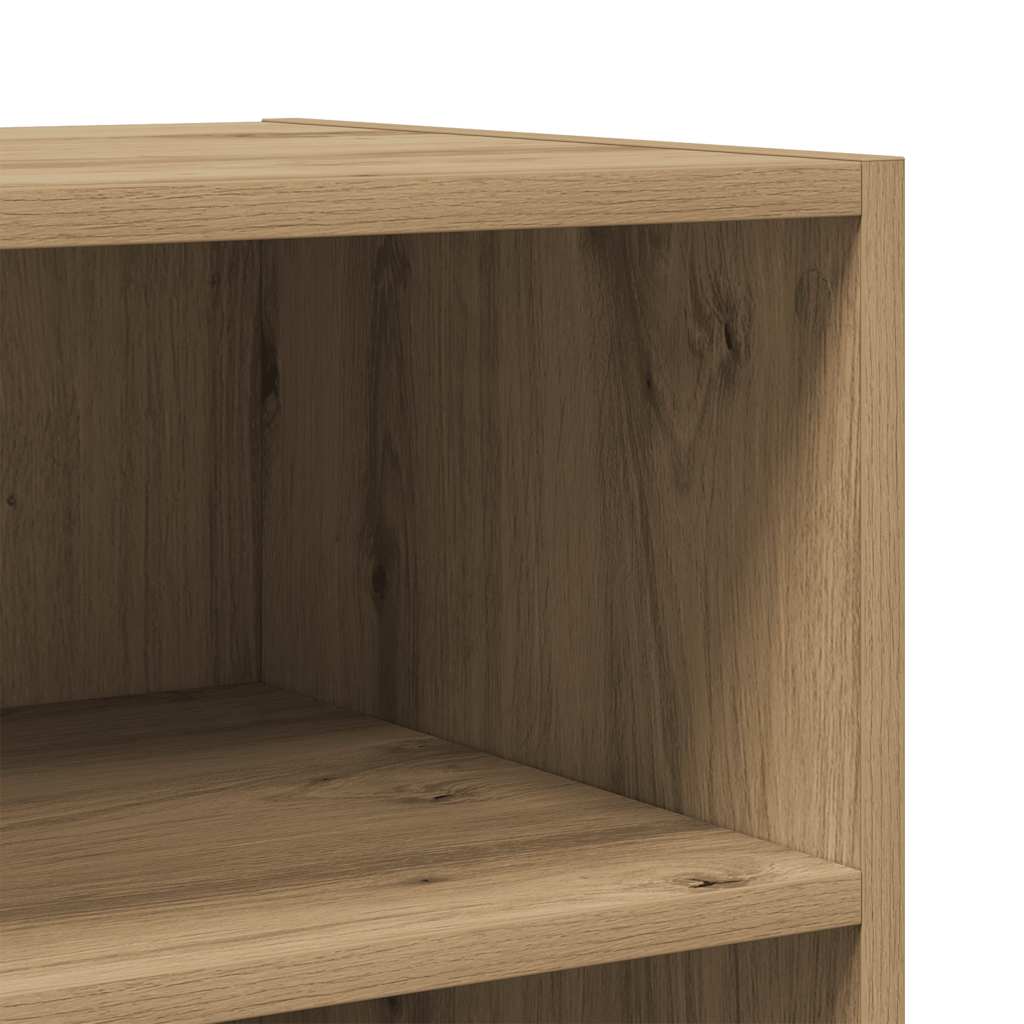 Dressoir 57x35x70 cm bewerkt hout artisanaal eikenkleurig is nu te koop bij PeponiXL, paradijselijk wonen!