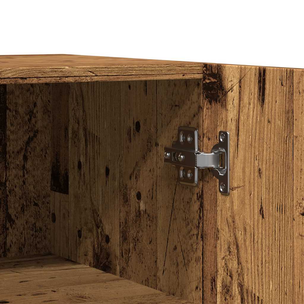 Dressoir 100x36x60 cm bewerkt hout oud houtkleurig is nu te koop bij PeponiXL, paradijselijk wonen!