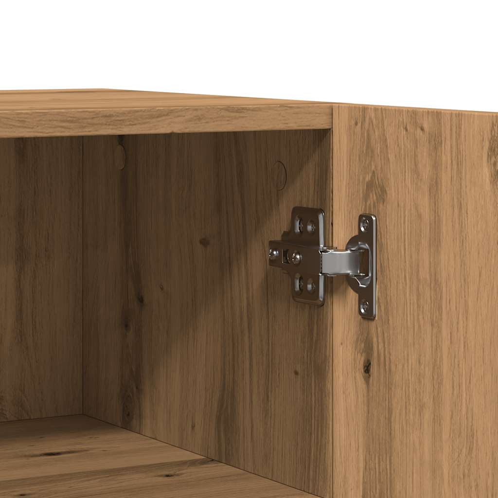 Dressoir 100x36x60 cm bewerkt hout artisanaal eikenkleurig is nu te koop bij PeponiXL, paradijselijk wonen!