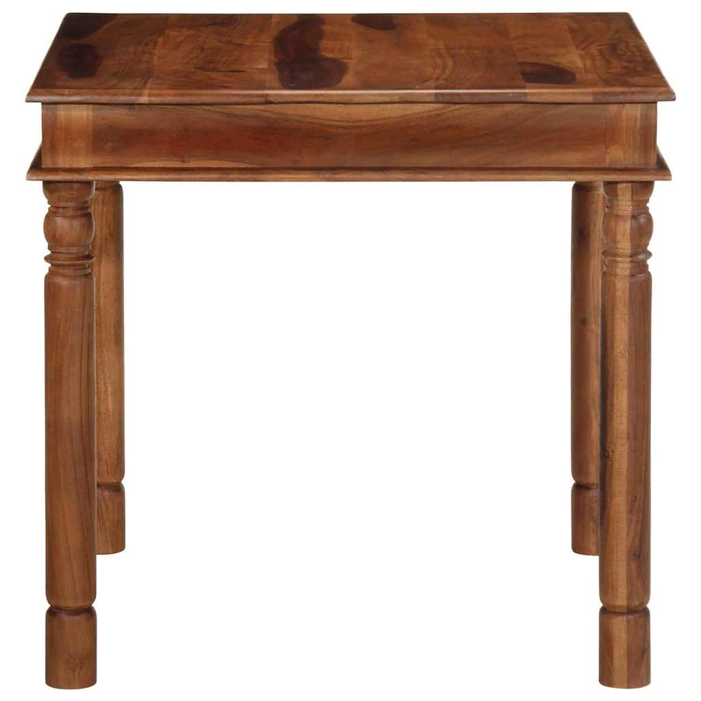 Eettafel 80x80x77 cm massief acaciahout is nu te koop bij PeponiXL, paradijselijk wonen!