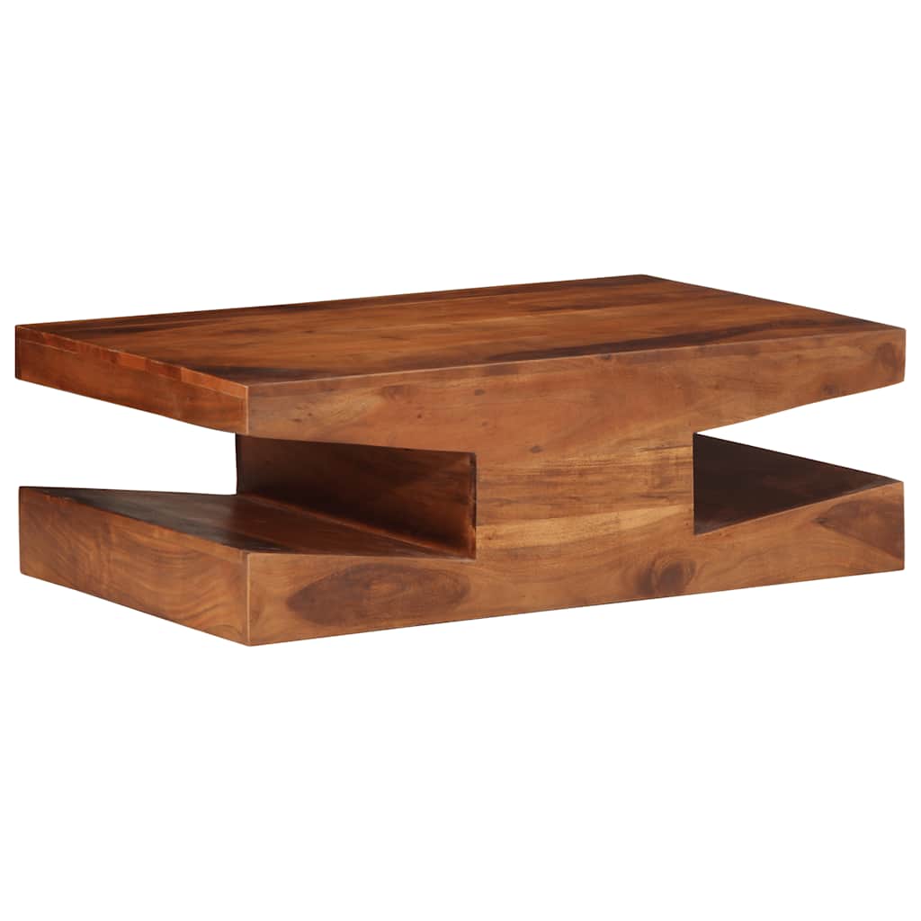 Salontafel 90x60x30 cm massief acaciahout is nu te koop bij PeponiXL, paradijselijk wonen!