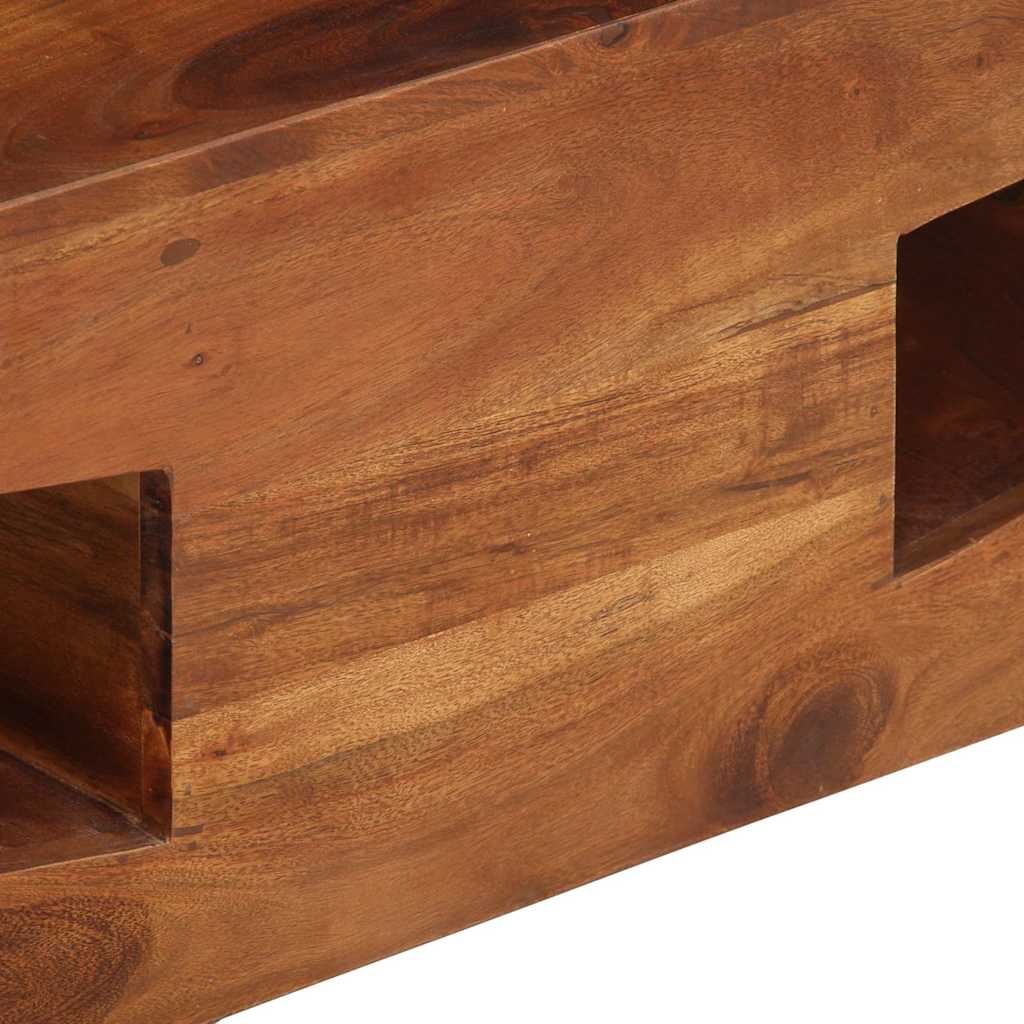 Salontafel 90x60x30 cm massief acaciahout is nu te koop bij PeponiXL, paradijselijk wonen!