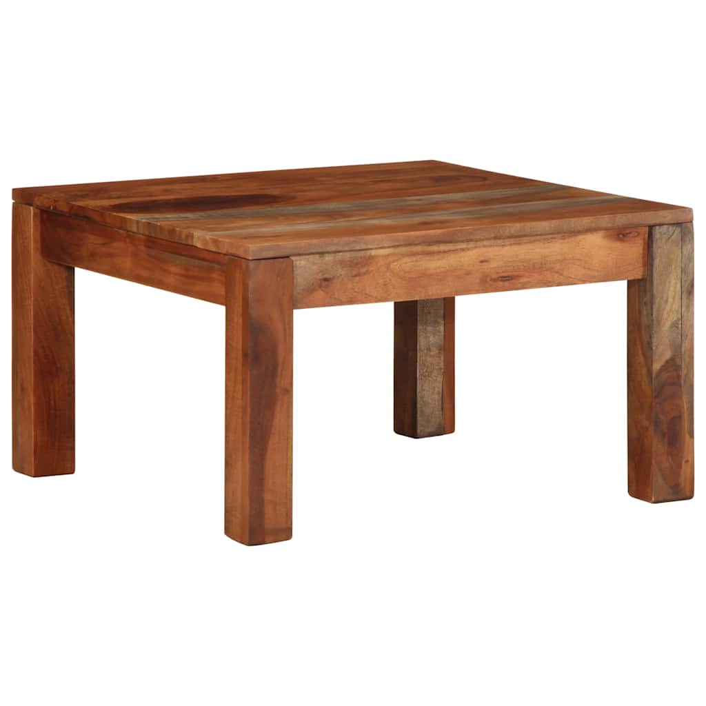 Salontafel 60x60x35 cm massief acaciahout is nu te koop bij PeponiXL, paradijselijk wonen!