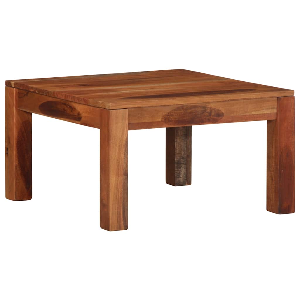 Salontafel 60x60x35 cm massief acaciahout is nu te koop bij PeponiXL, paradijselijk wonen!