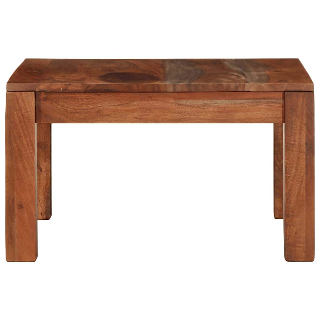 Salontafel 60x60x35 cm massief acaciahout is nu te koop bij PeponiXL, paradijselijk wonen!