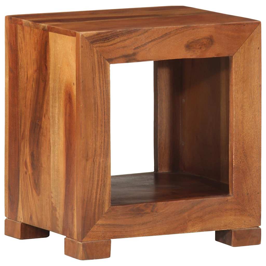 Bijzettafel 37x29x40 cm massief acaciahout is nu te koop bij PeponiXL, paradijselijk wonen!