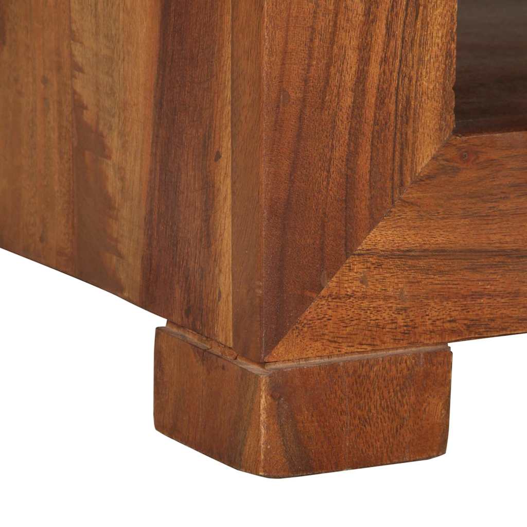 Bijzettafel 37x29x40 cm massief acaciahout is nu te koop bij PeponiXL, paradijselijk wonen!