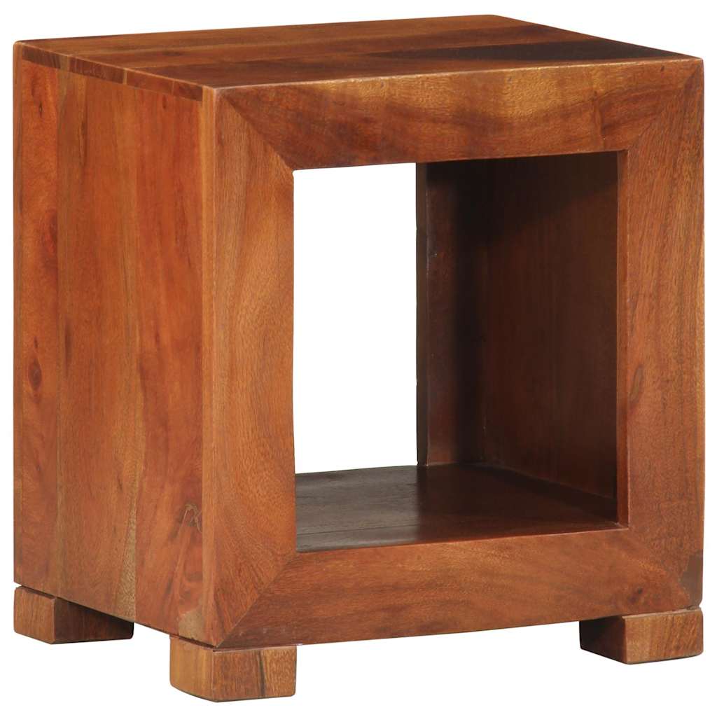Bijzettafel 37x29x40 cm massief acaciahout is nu te koop bij PeponiXL, paradijselijk wonen!