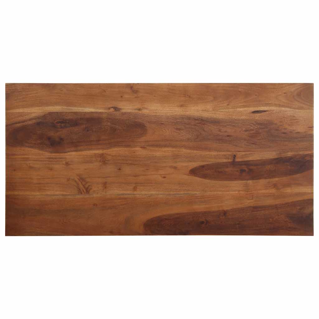 Eettafel 120x60x76 cm massief acaciahout is nu te koop bij PeponiXL, paradijselijk wonen!