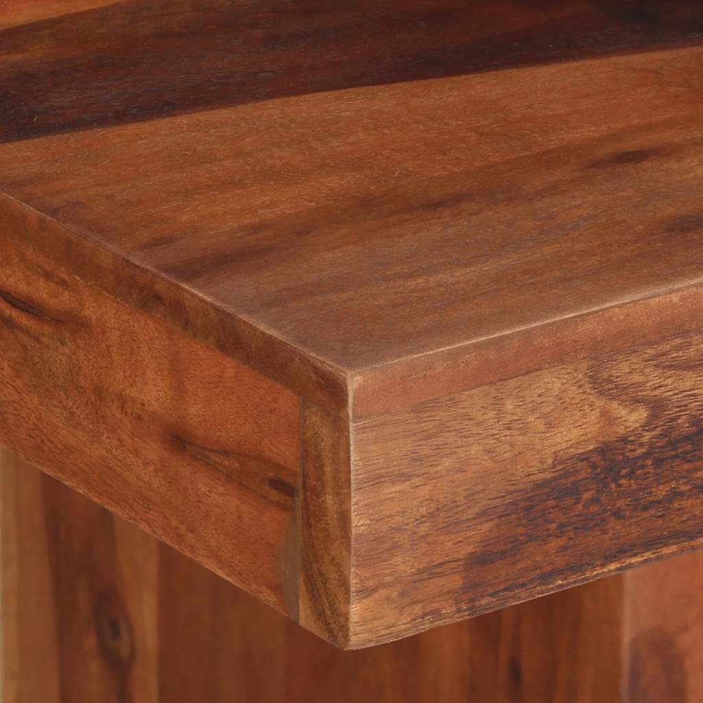 Eettafel 120x120x77 cm massief acaciahout is nu te koop bij PeponiXL, paradijselijk wonen!