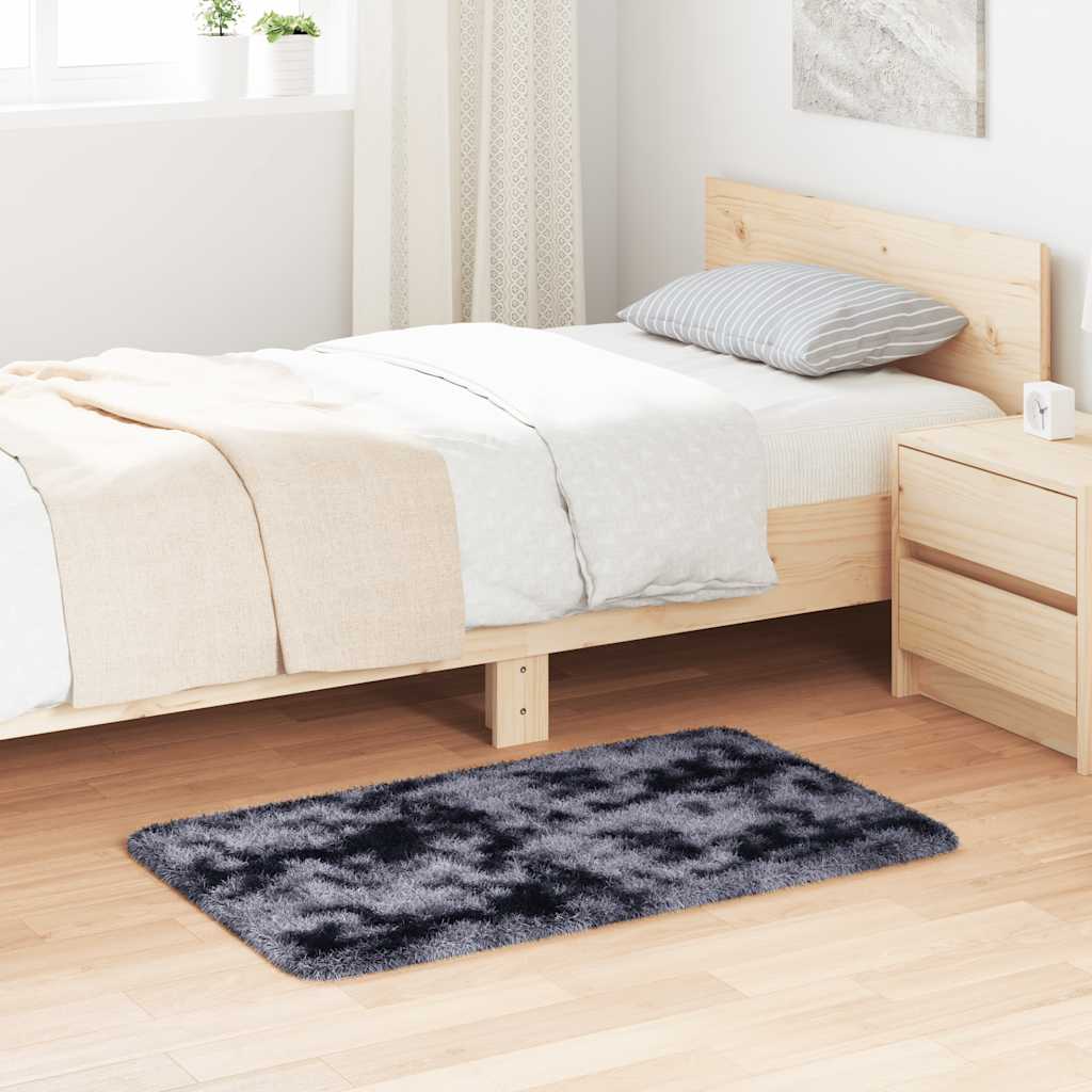 Hoogpolig vloerkleed NAVARRA 60x100 cm polyester donkergrijs is nu te koop bij PeponiXL, paradijselijk wonen!