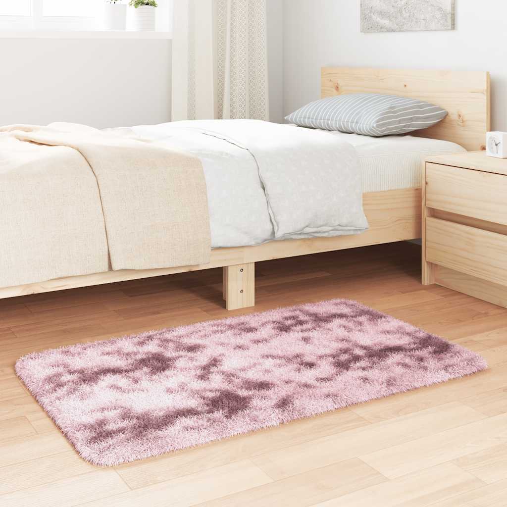 Hoogpolig vloerkleed NAVARRA 60x100 cm polyester stoffig roze is nu te koop bij PeponiXL, paradijselijk wonen!