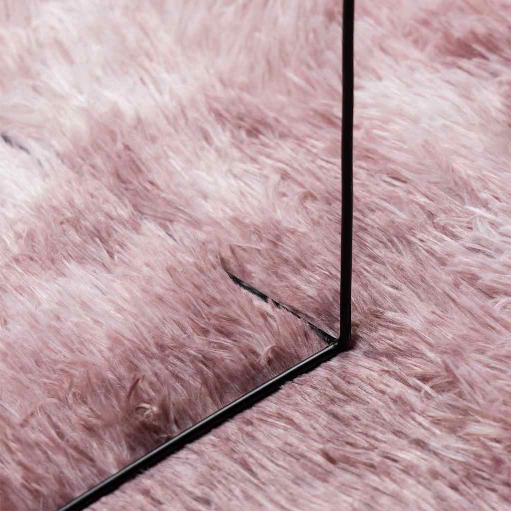 Hoogpolig vloerkleed NAVARRA 60x100 cm polyester stoffig roze is nu te koop bij PeponiXL, paradijselijk wonen!