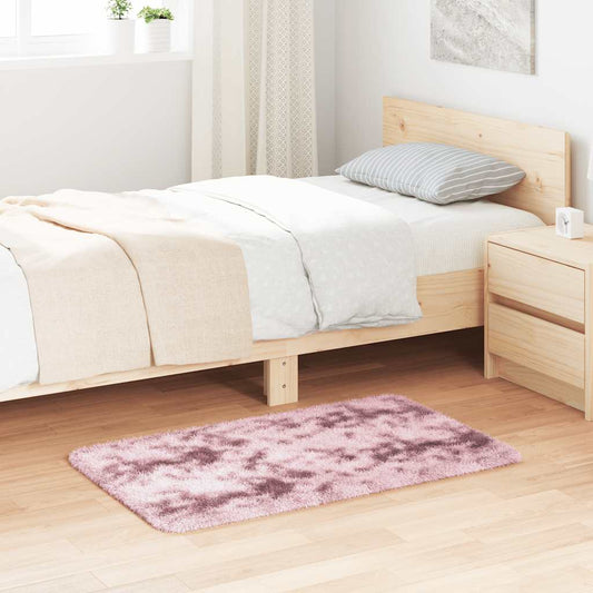 Hoogpolig vloerkleed NAVARRA 60x100 cm polyester stoffig roze is nu te koop bij PeponiXL, paradijselijk wonen!
