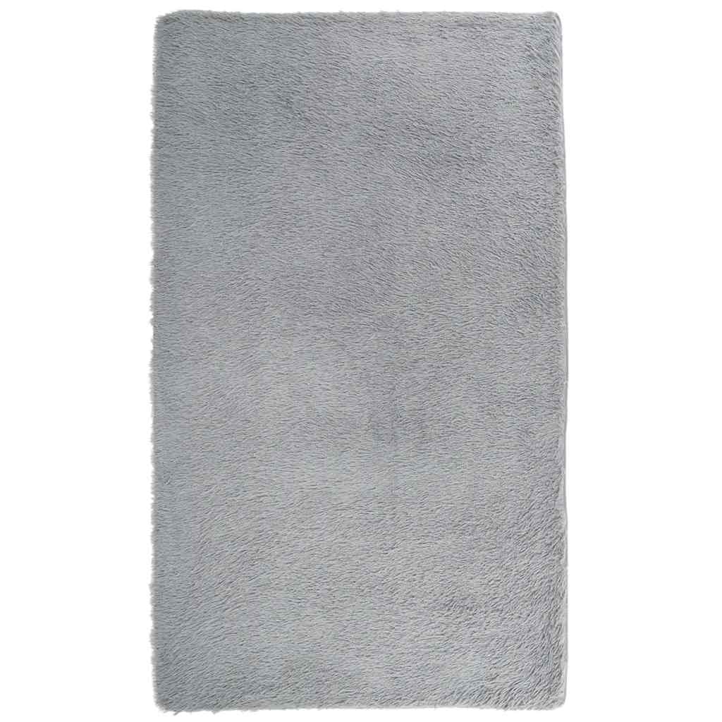 Hoogpolig vloerkleed NAVARRA 60x100 cm polyester lichtgrijs is nu te koop bij PeponiXL, paradijselijk wonen!