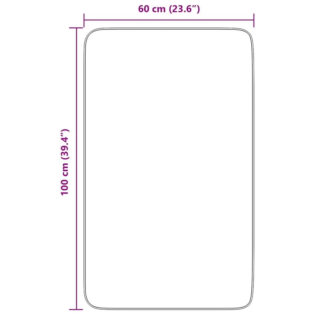 Hoogpolig vloerkleed NAVARRA 60x100 cm polyester marineblauw is nu te koop bij PeponiXL, paradijselijk wonen!