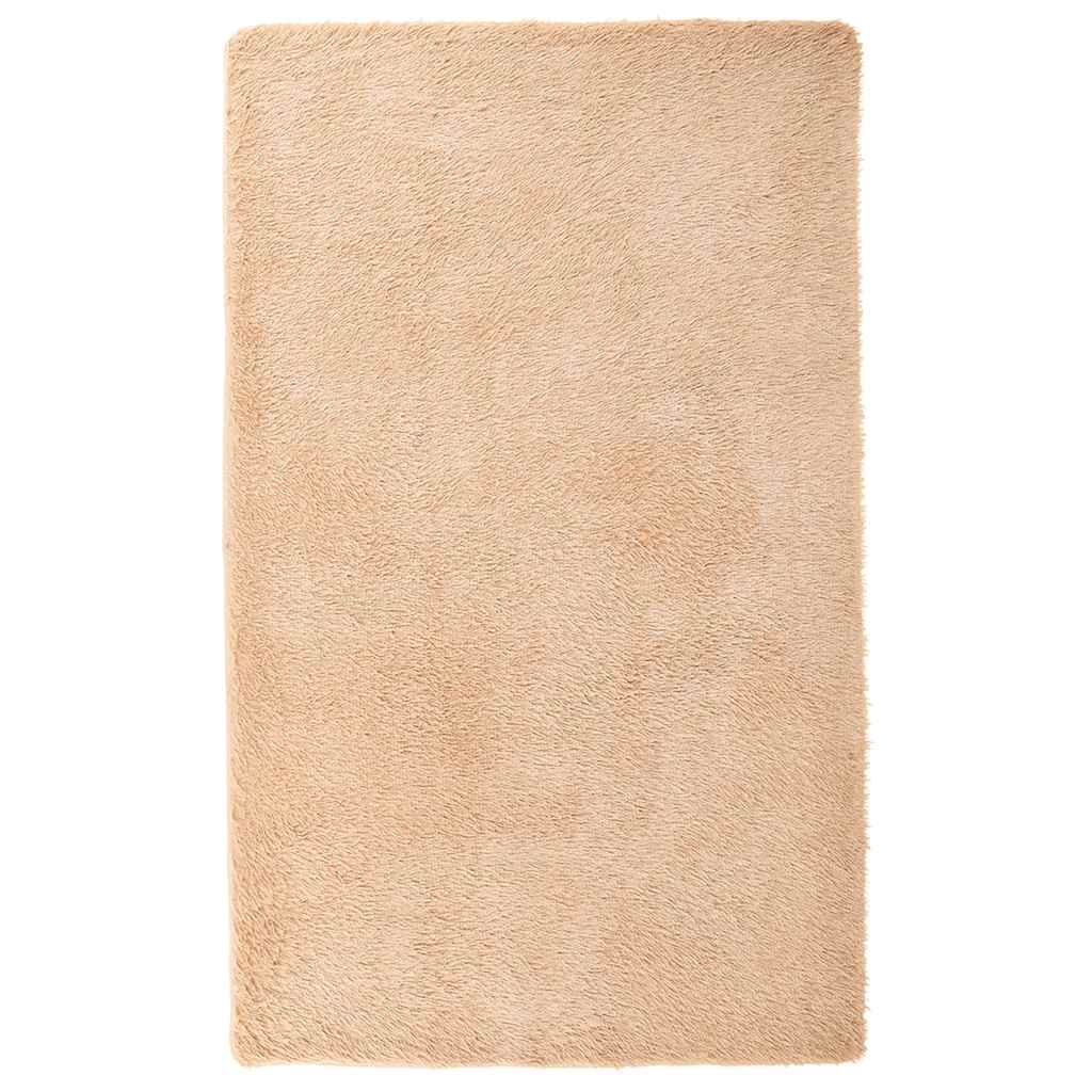 Hoogpolig vloerkleed NAVARRA 80x150 cm polyester beige is nu te koop bij PeponiXL, paradijselijk wonen!