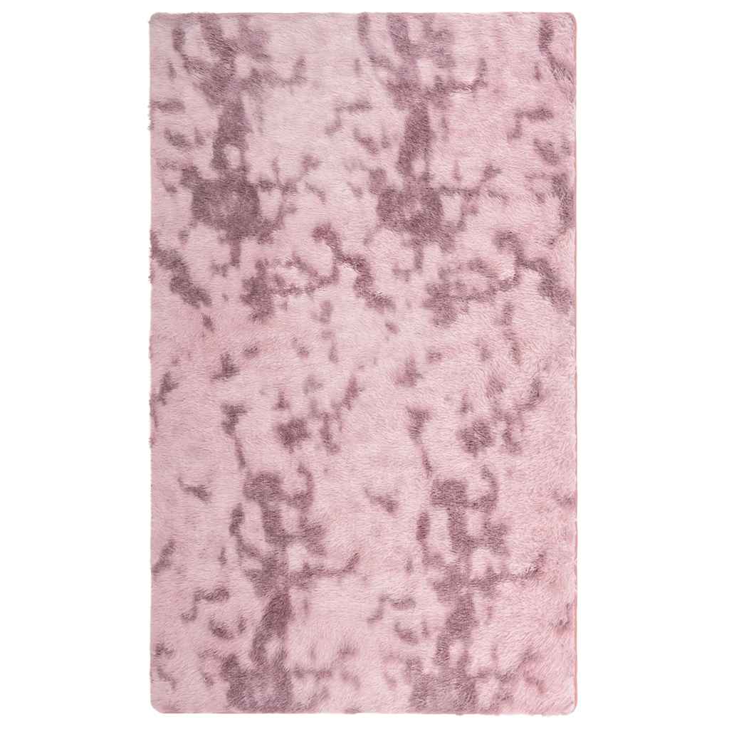 Hoogpolig vloerkleed NAVARRA 80x150 cm polyester stoffig roze is nu te koop bij PeponiXL, paradijselijk wonen!