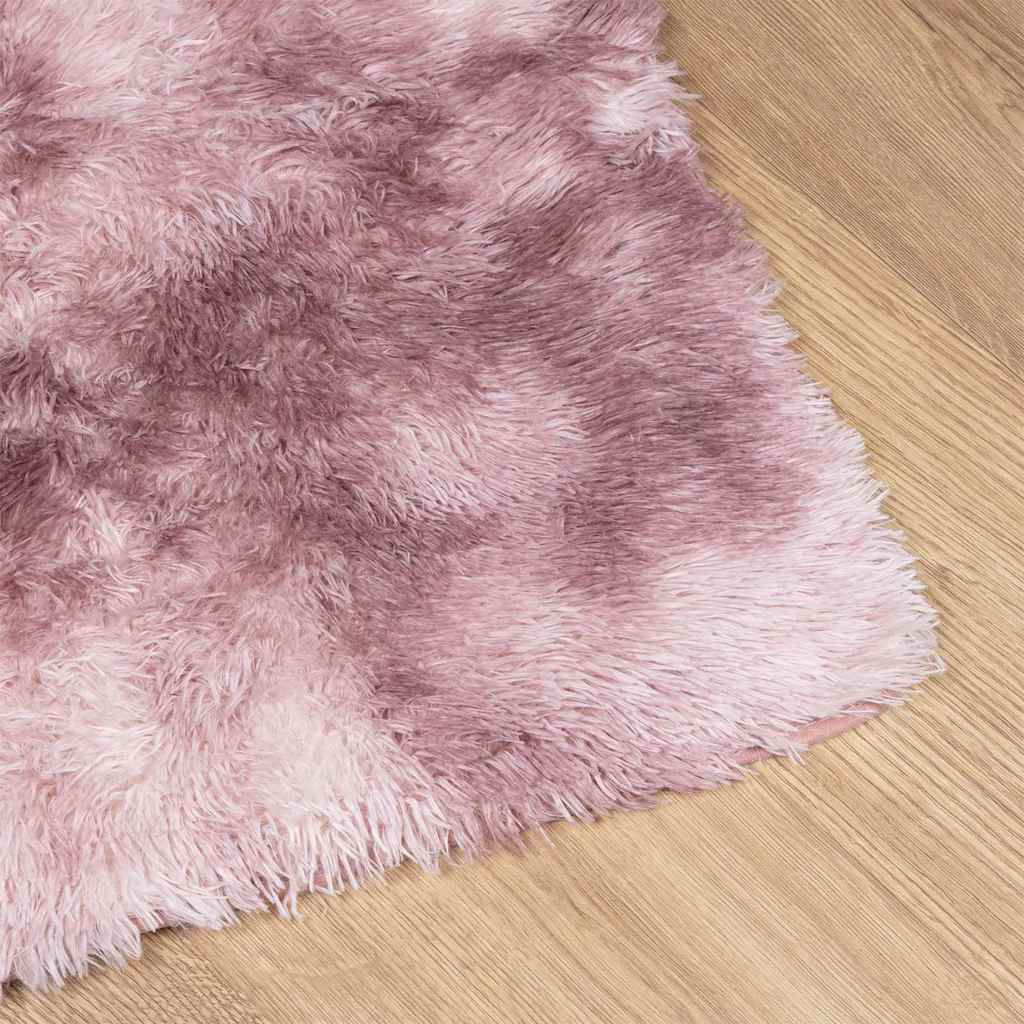 Hoogpolig vloerkleed NAVARRA 80x150 cm polyester stoffig roze is nu te koop bij PeponiXL, paradijselijk wonen!