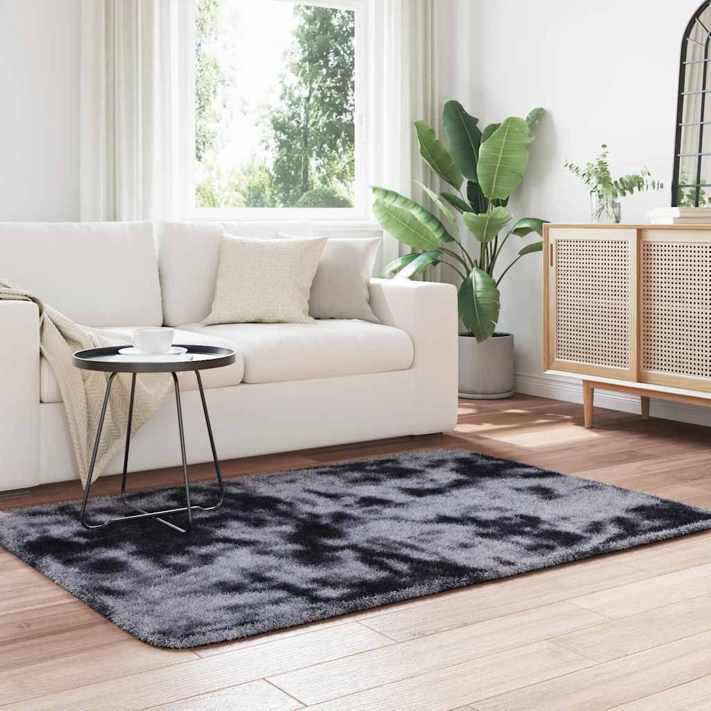 Hoogpolig vloerkleed NAVARRA 120x170 cm polyester donkergrijs is nu te koop bij PeponiXL, paradijselijk wonen!