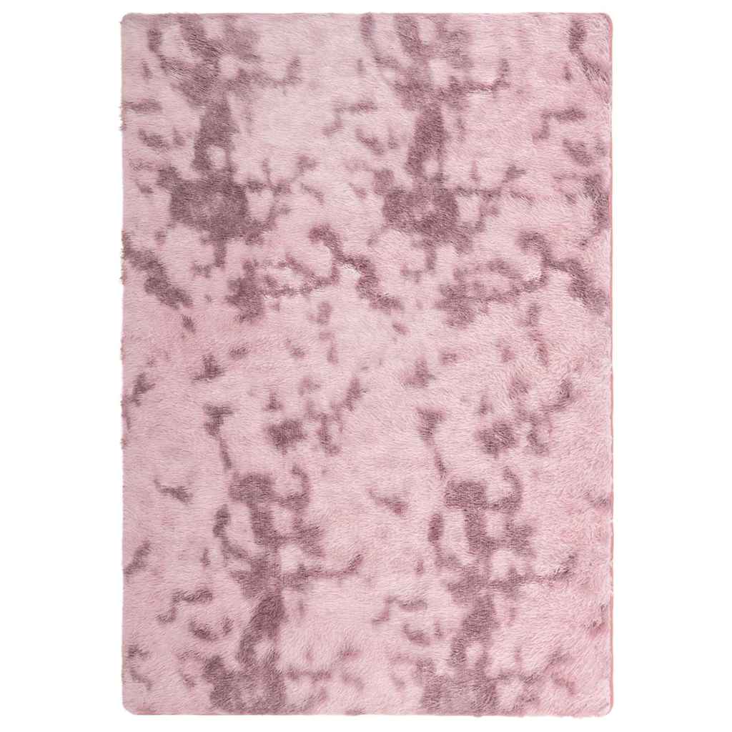 Hoogpolig vloerkleed NAVARRA 120x170 cm polyester stoffig roze is nu te koop bij PeponiXL, paradijselijk wonen!