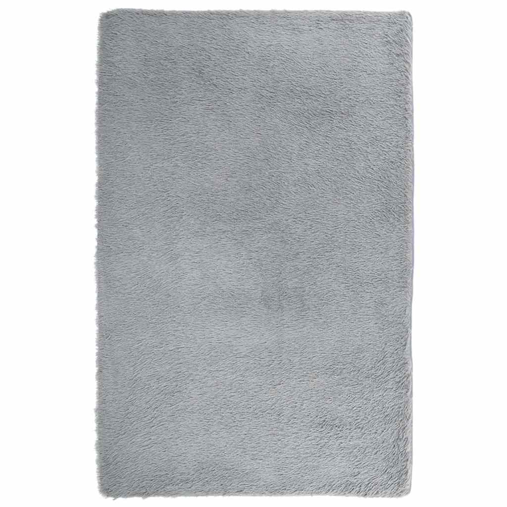 Hoogpolig vloerkleed NAVARRA 130x200 cm polyester lichtgrijs is nu te koop bij PeponiXL, paradijselijk wonen!