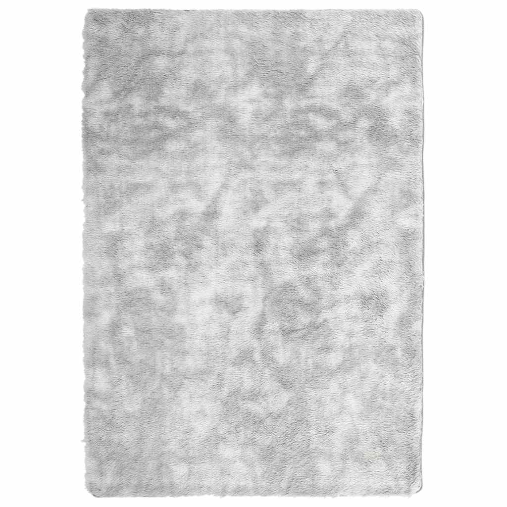 Hoogpolig vloerkleed NAVARRA 160x230 cm polyester lichtgrijs is nu te koop bij PeponiXL, paradijselijk wonen!