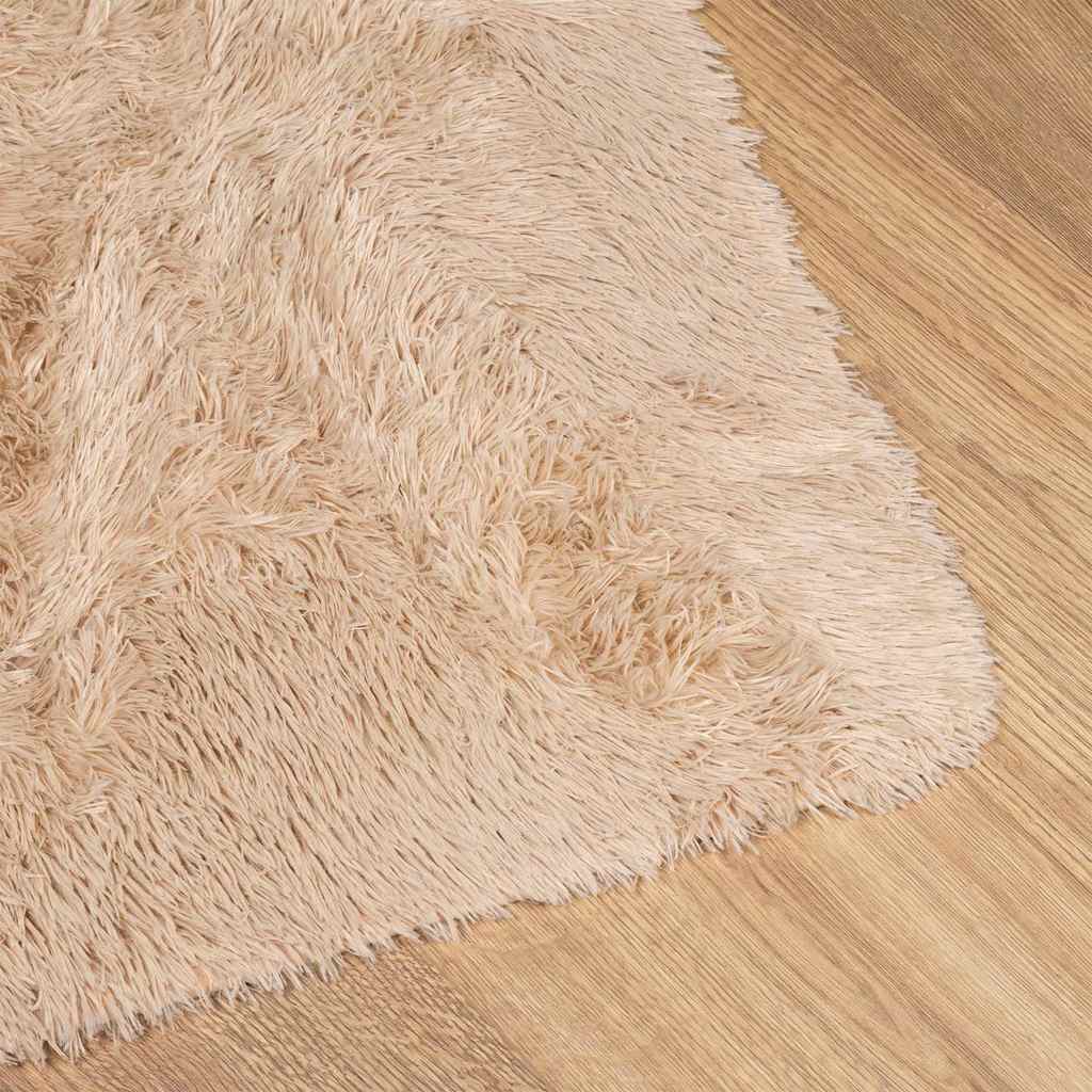 Hoogpolig vloerkleed NAVARRA 200x290 cm polyester beige is nu te koop bij PeponiXL, paradijselijk wonen!