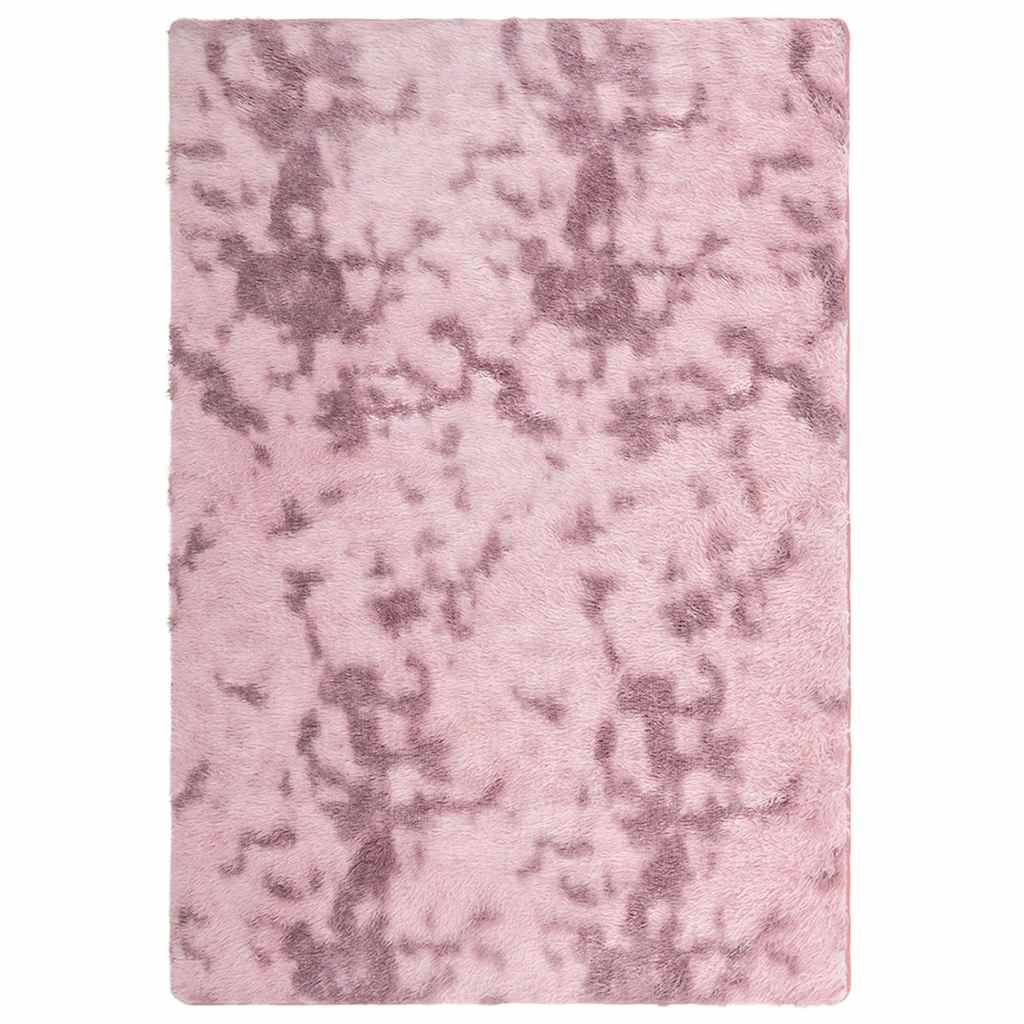 Hoogpolig vloerkleed NAVARRA 200x290 cm polyester stoffig roze is nu te koop bij PeponiXL, paradijselijk wonen!