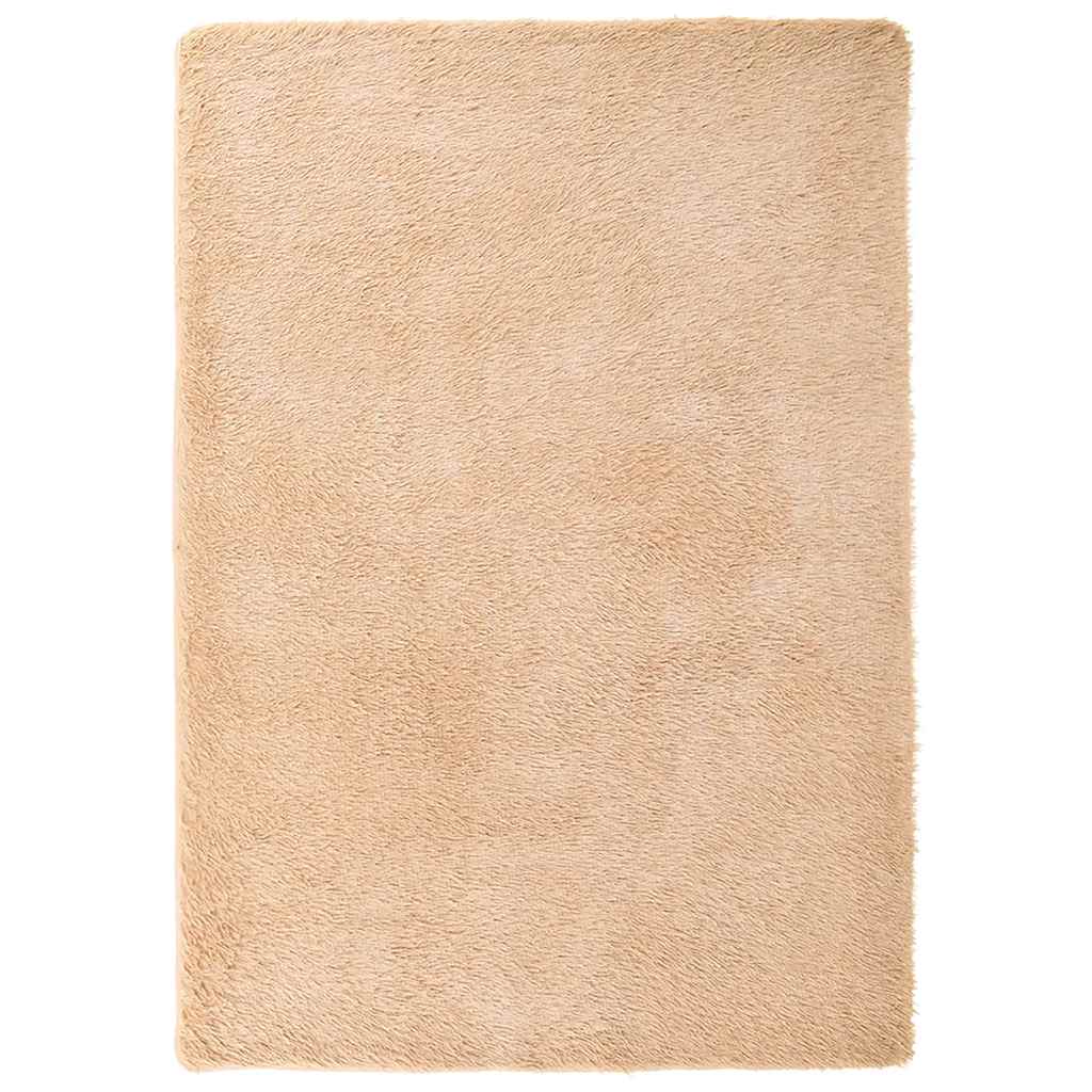 Hoogpolig vloerkleed NAVARRA 240x340 cm polyester beige is nu te koop bij PeponiXL, paradijselijk wonen!