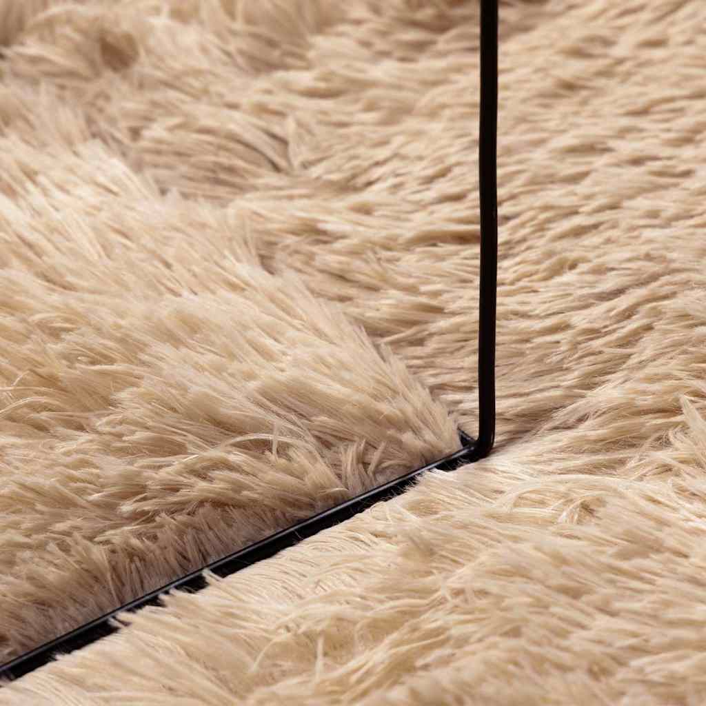 Hoogpolig vloerkleed NAVARRA 240x340 cm polyester beige is nu te koop bij PeponiXL, paradijselijk wonen!