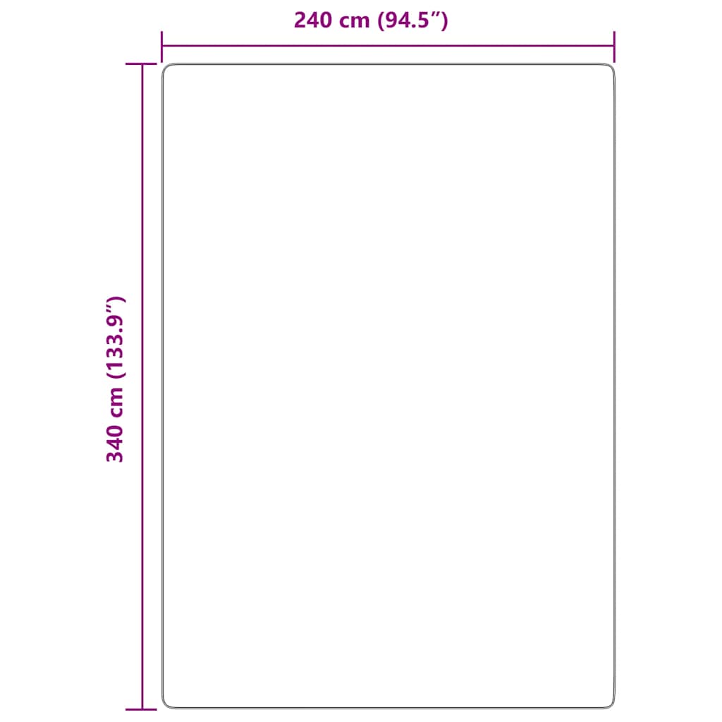 Hoogpolig vloerkleed NAVARRA 240x340 cm polyester crèmekleurig is nu te koop bij PeponiXL, paradijselijk wonen!