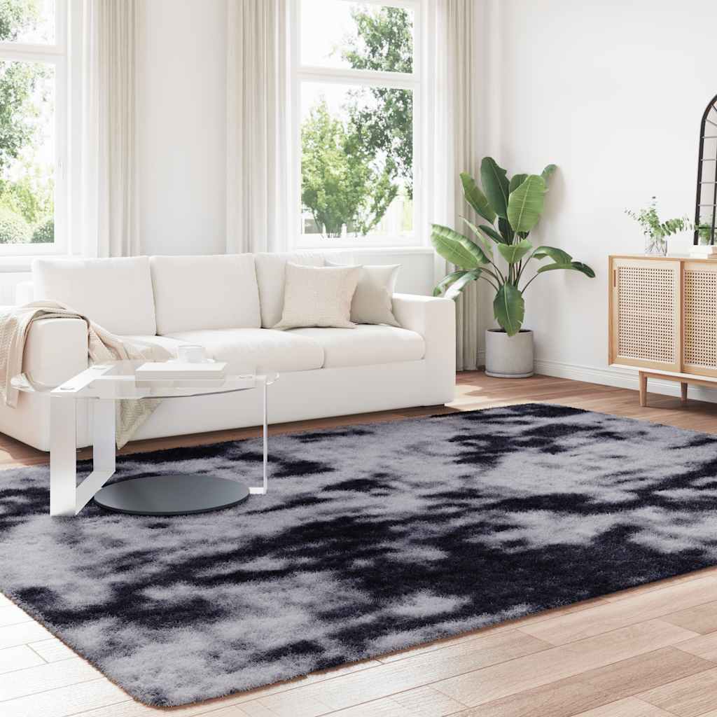 Hoogpolig vloerkleed NAVARRA 240x340 cm polyester donkergrijs is nu te koop bij PeponiXL, paradijselijk wonen!