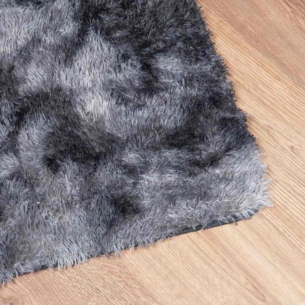Hoogpolig vloerkleed NAVARRA 240x340 cm polyester donkergrijs is nu te koop bij PeponiXL, paradijselijk wonen!